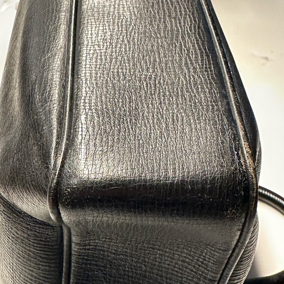 Burberrys Elegant Black Leather Unisex Business Bag EUC - Picture 6 of 14